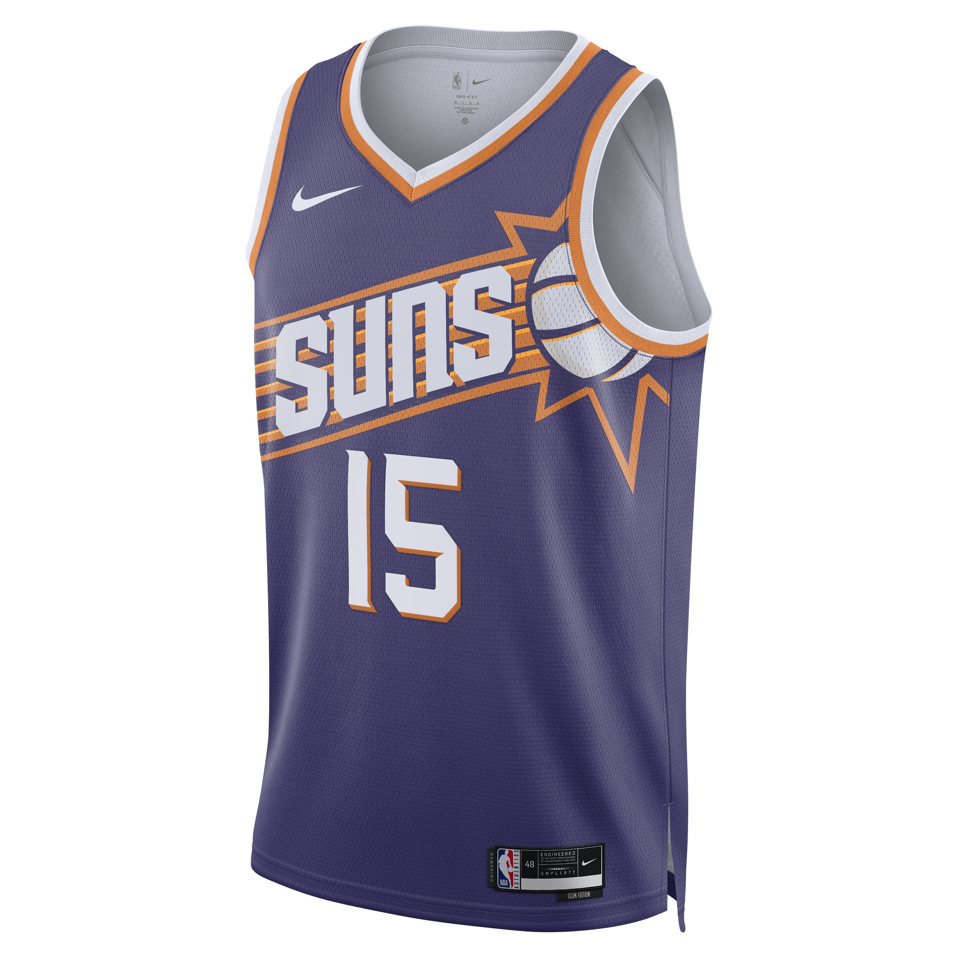 Phoenix Suns Nike Icon Edition Swingman Jersey - Purple - Devin Booker - Unisex NBA Team Jersey Basketball Fan Apparel