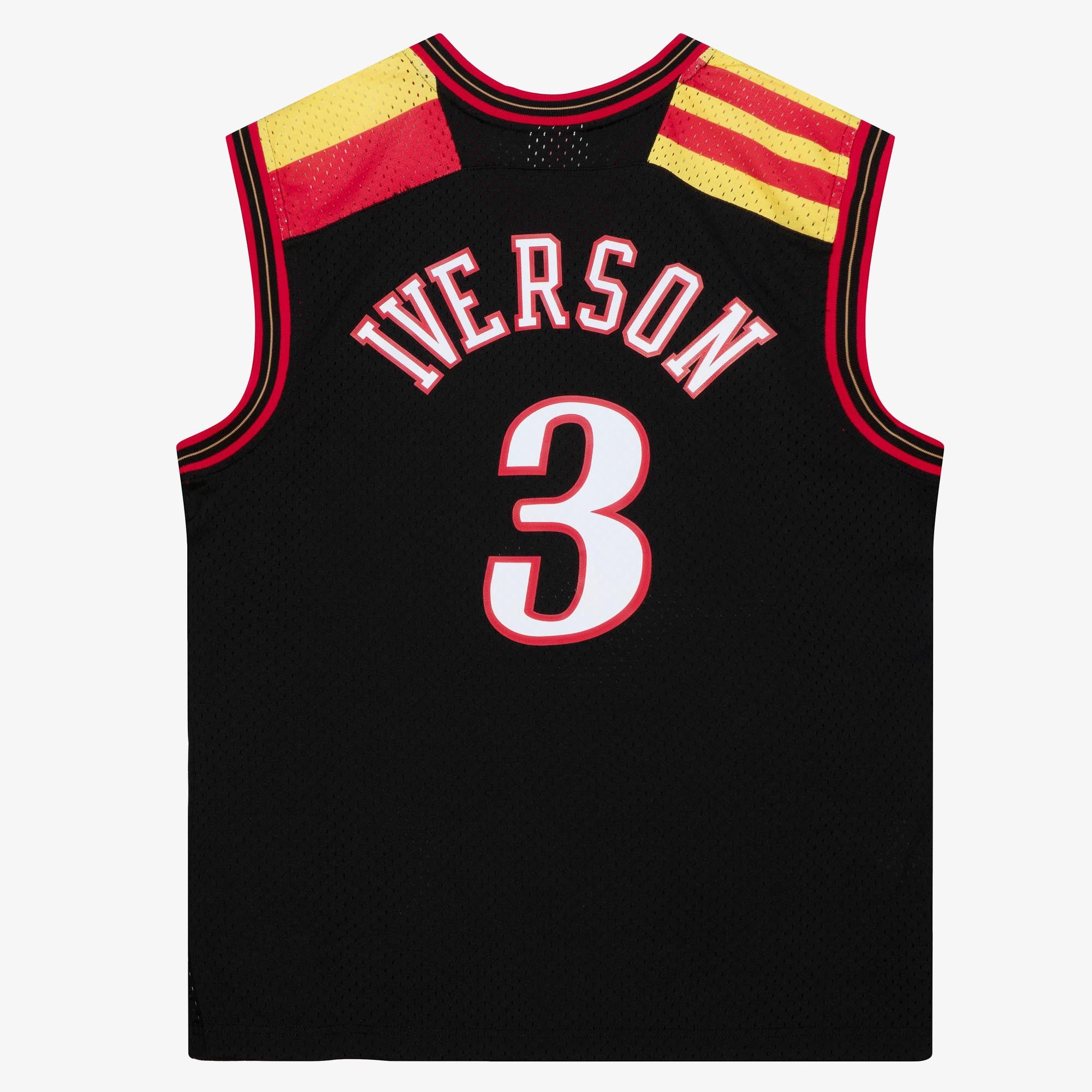 Philadelphia 76ers Mitchell & Ness Allen Iverson 2006 Alternate Spain Authentic Jersey - Black NBA Team Jersey Basketball Fan Apparel