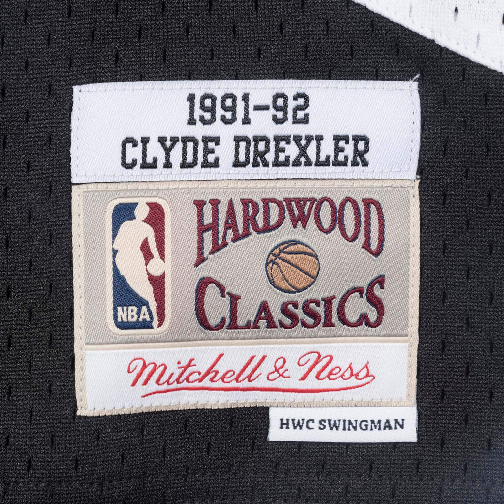 Portland Trail Blazers Mitchell & Ness Swingman Jersey Clyde Drexler 1991-92 NBA Team Jersey Basketball Fan Apparel