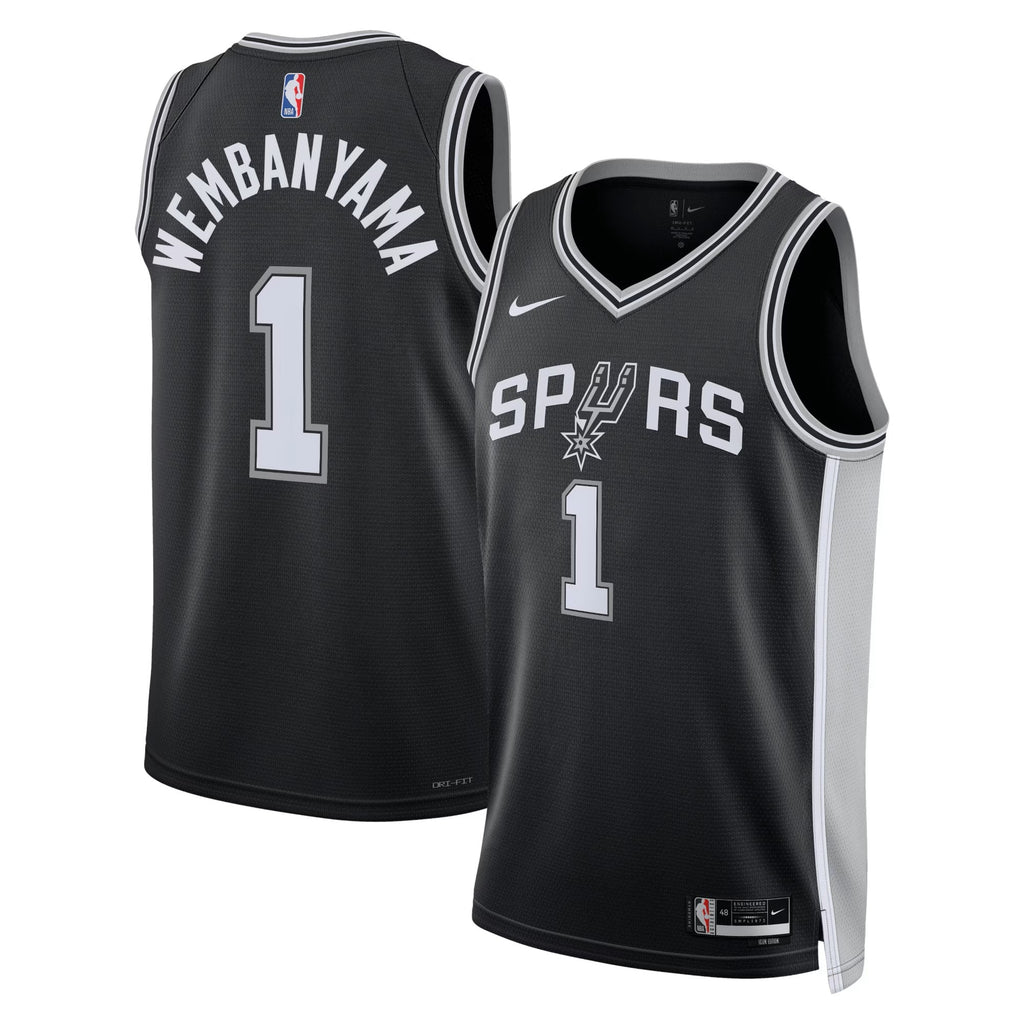 San Antonio Spurs Nike Icon Swingman Jersey - Victor Wembanyama NBA Team Jersey Basketball Fan Apparel
