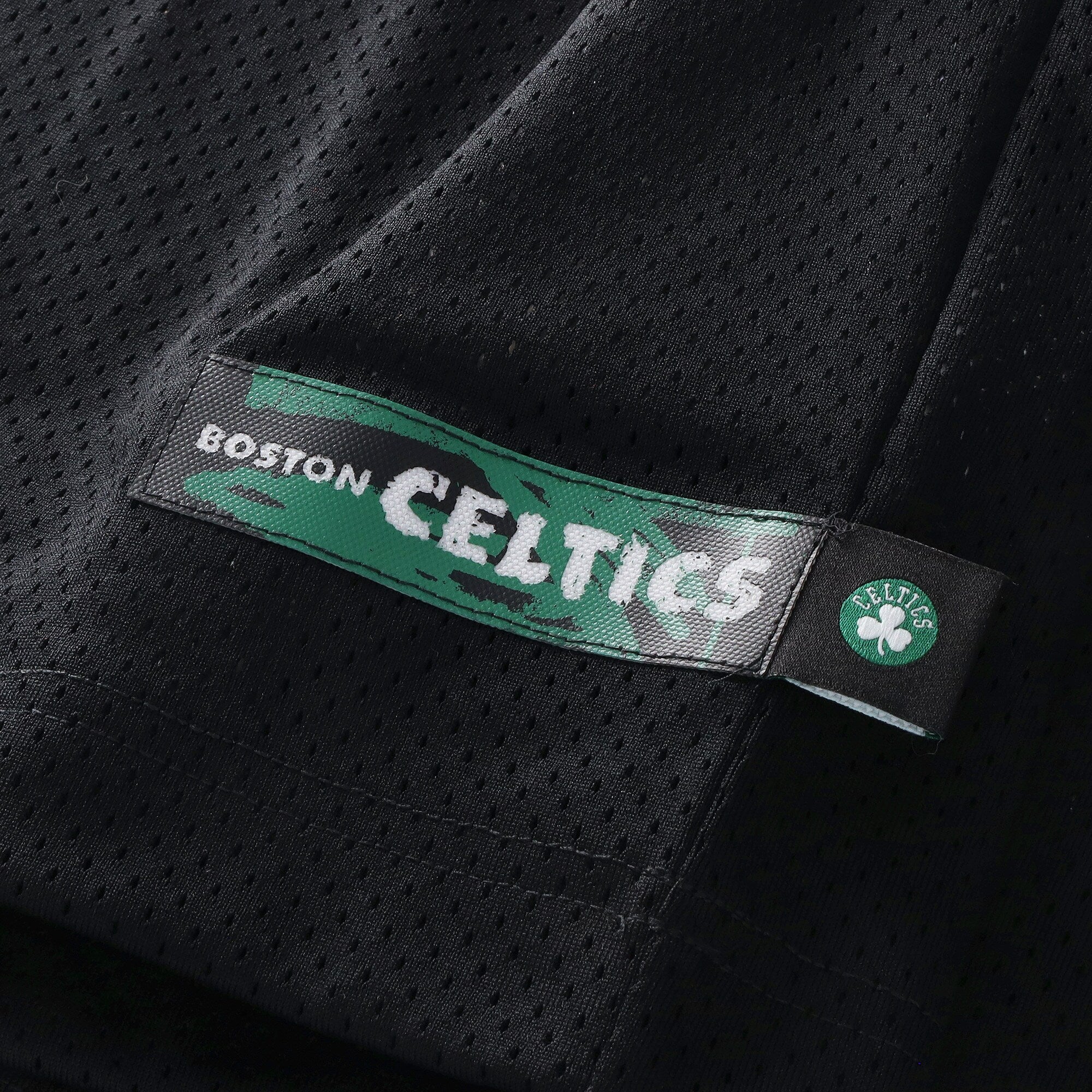 Boston Celtics Nike Courtside Football Jersey - Black - Men's NBA Team Jersey Basketball Fan Apparel