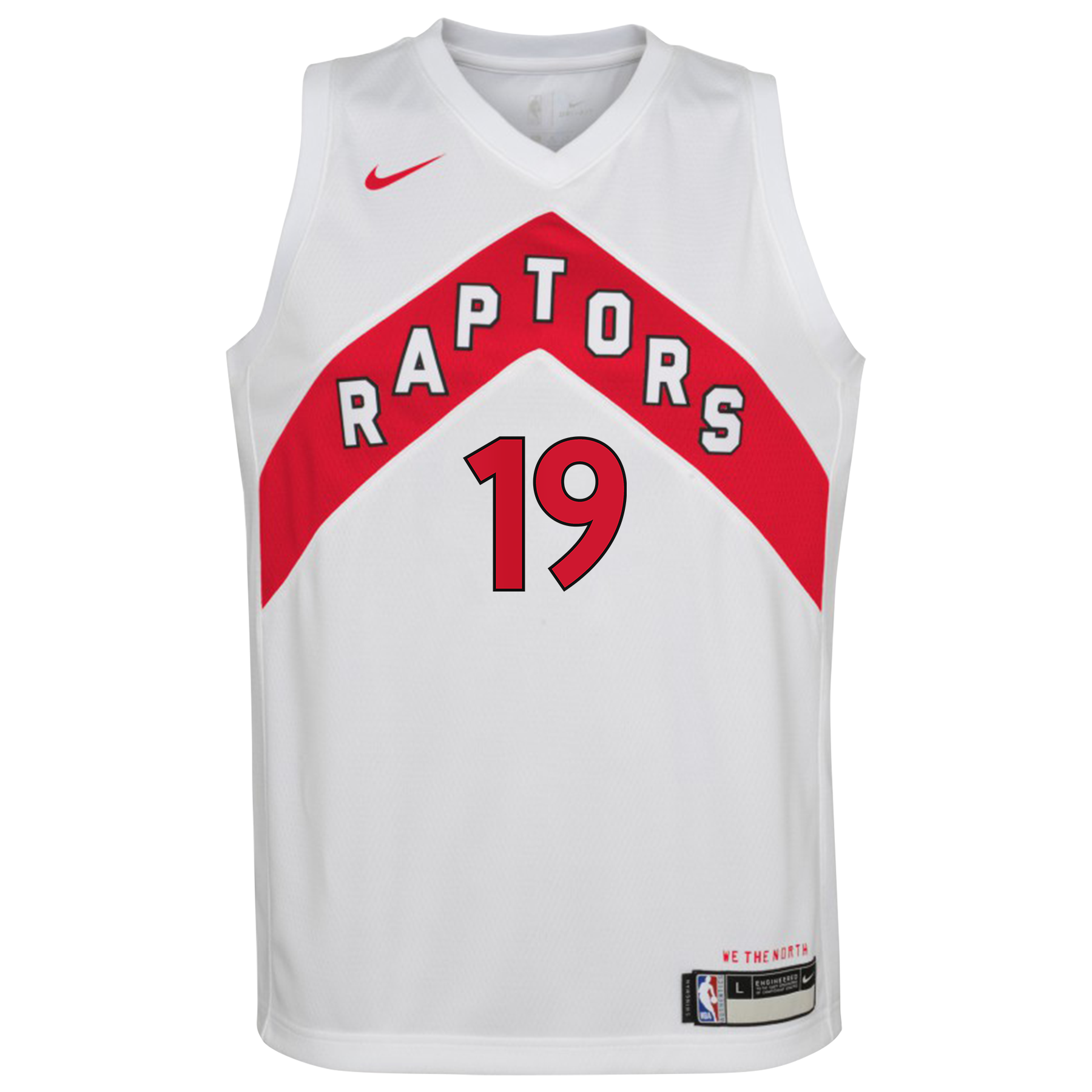 Toronto Raptors Nike Association Edition Swingman Jersey - White - Jakob Poeltl - Youth NBA Team Jersey Basketball Fan Apparel