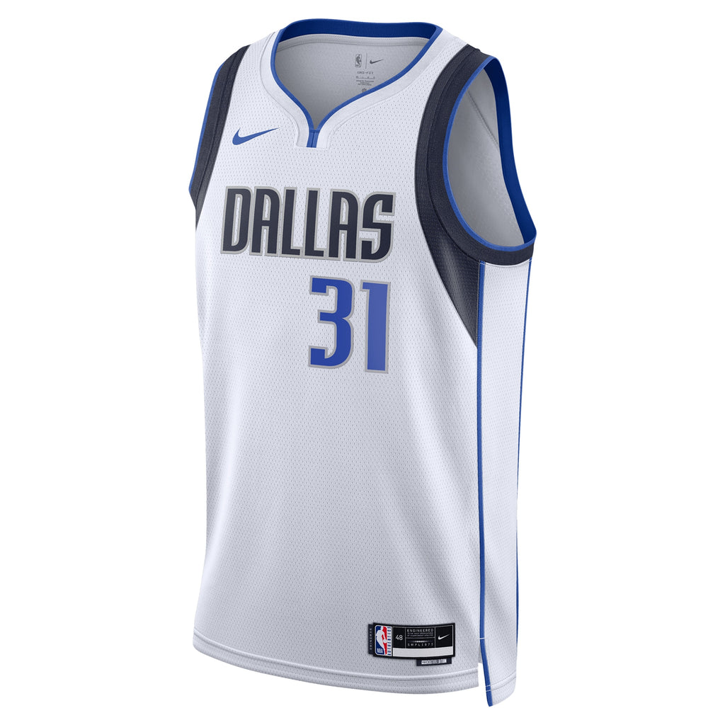 Dallas Mavericks Nike Association Edition Swingman Jersey - White - Klay Thompson - Unisex NBA Team Jersey Basketball Fan Apparel