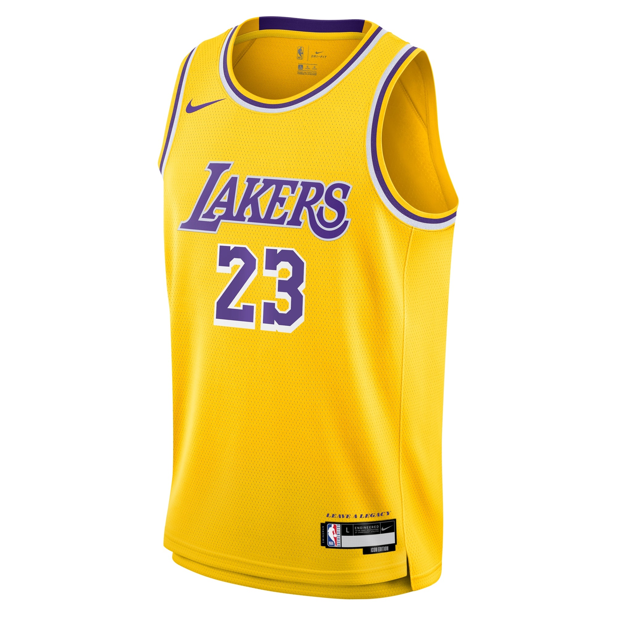 Los Angeles Lakers NBA Swingman Jersey - LeBron James - Youth NBA Team Jersey Basketball Fan Apparel