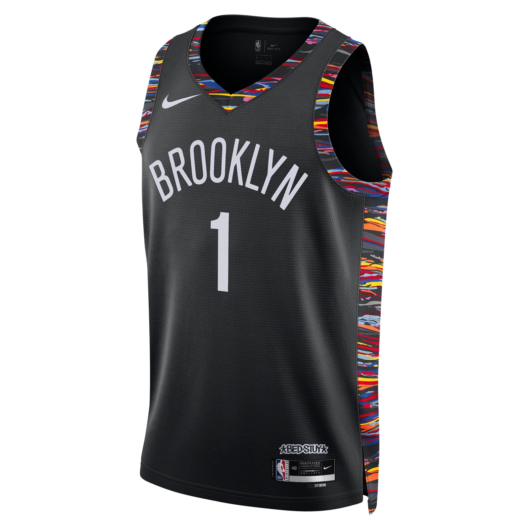 Brooklyn Nets Nike 2025/26 City Edition Swingman Jersey - Black - Ziaire Williams - Unisex NBA Team Jersey Basketball Fan Apparel