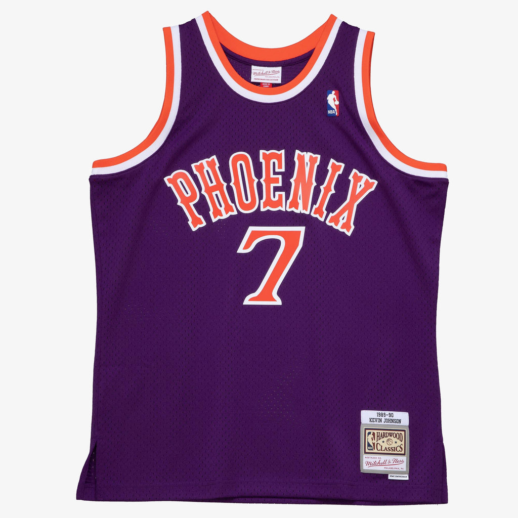 Phoenix Suns Mitchell & Ness Kevin Johnson 1989 Dark Authentic Jersey - Purple NBA Team Jersey Basketball Fan Apparel