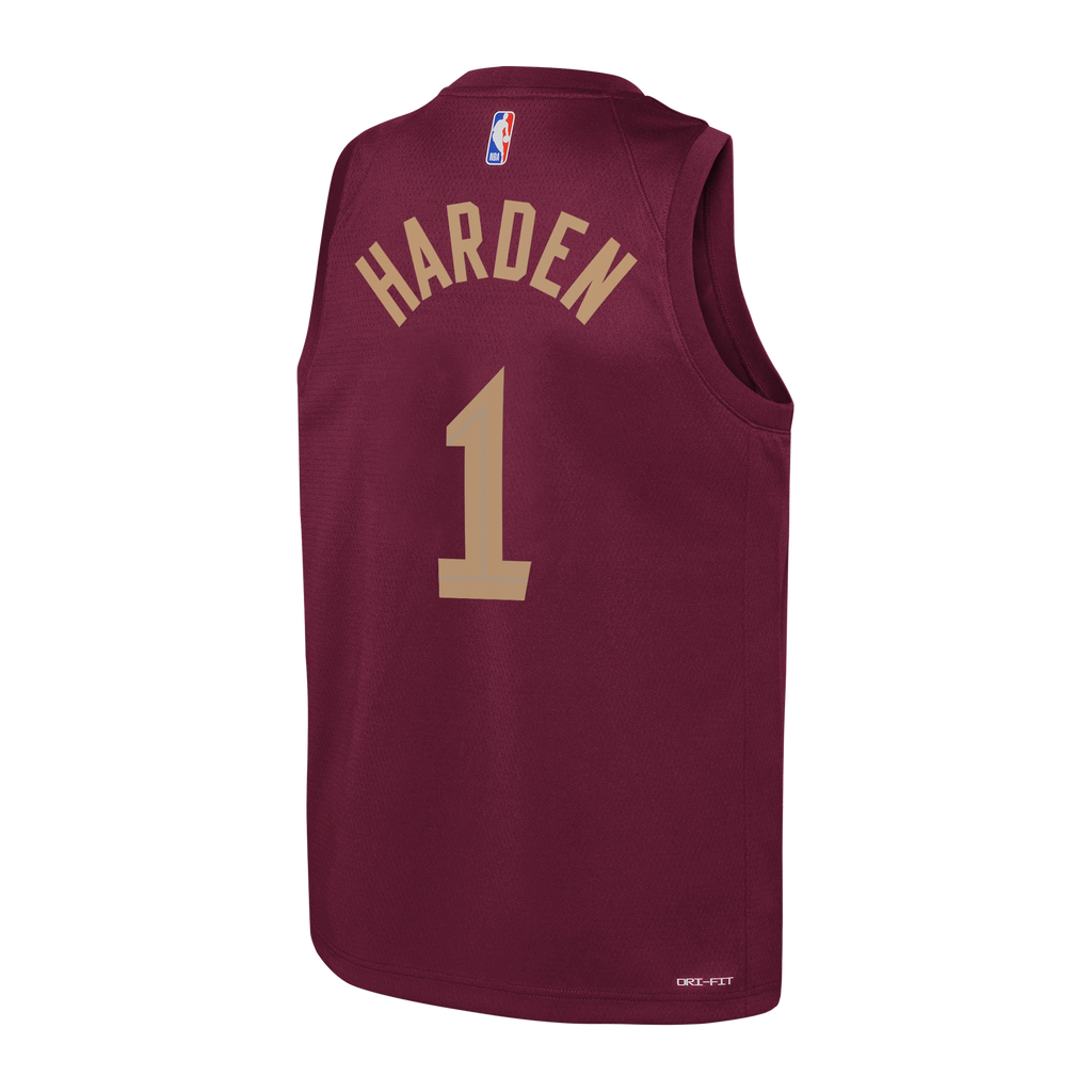 Cleveland Cavaliers Nike Icon Edition Swingman Jersey - Wine - James Harden - Youth NBA Team Jersey Basketball Fan Apparel