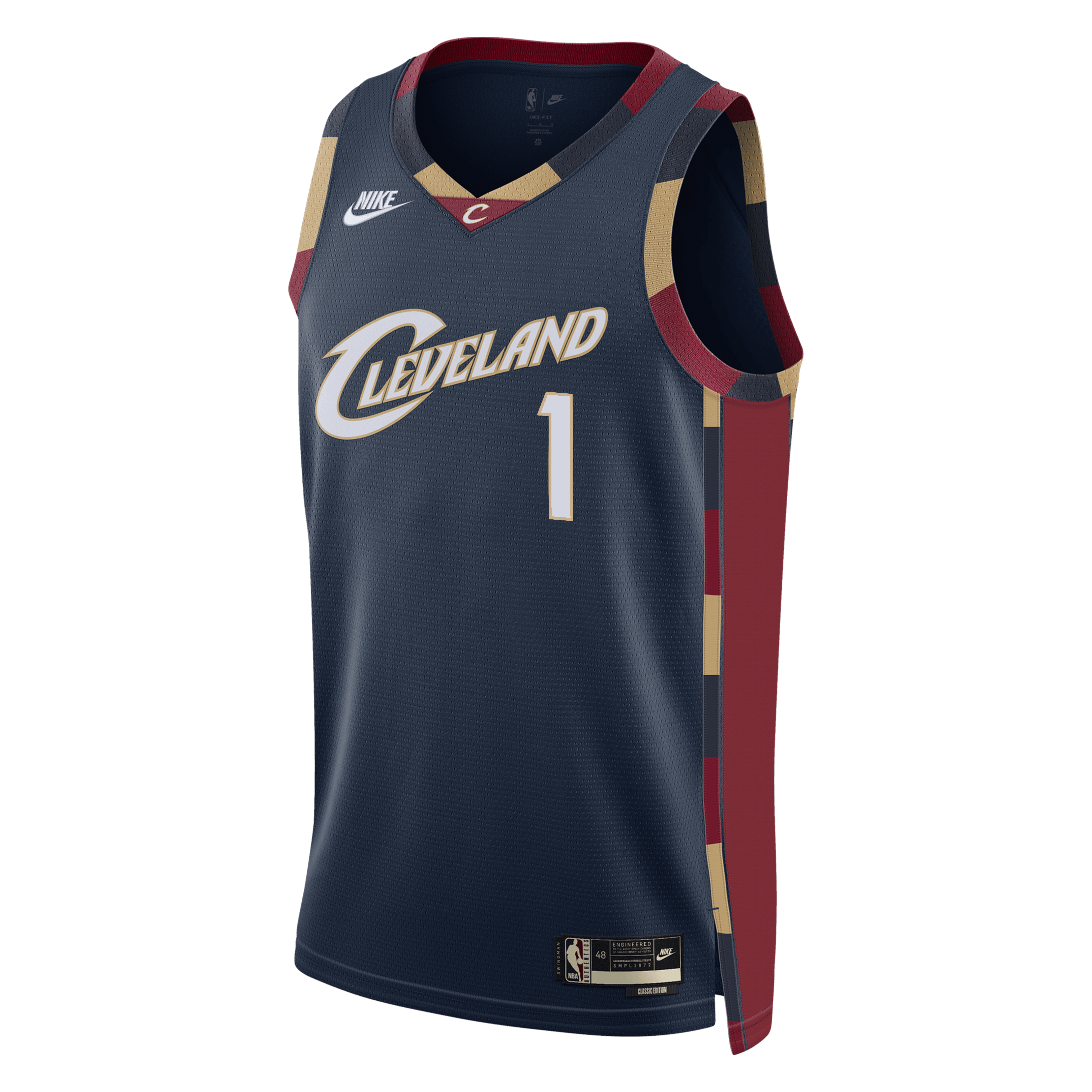 Cleveland Cavaliers Nike Classic Edition Swingman Jersey - Navy - James Harden - Unisex NBA Team Jersey Basketball Fan Apparel