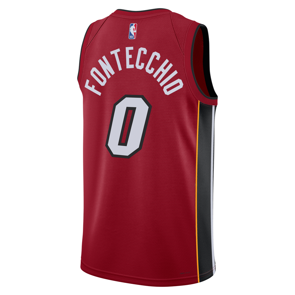 Miami Heat Jordan Brand Statement Edition Swingman Jersey - Red - Simone Fontecchio - Unisex NBA Team Jersey Basketball Fan Apparel