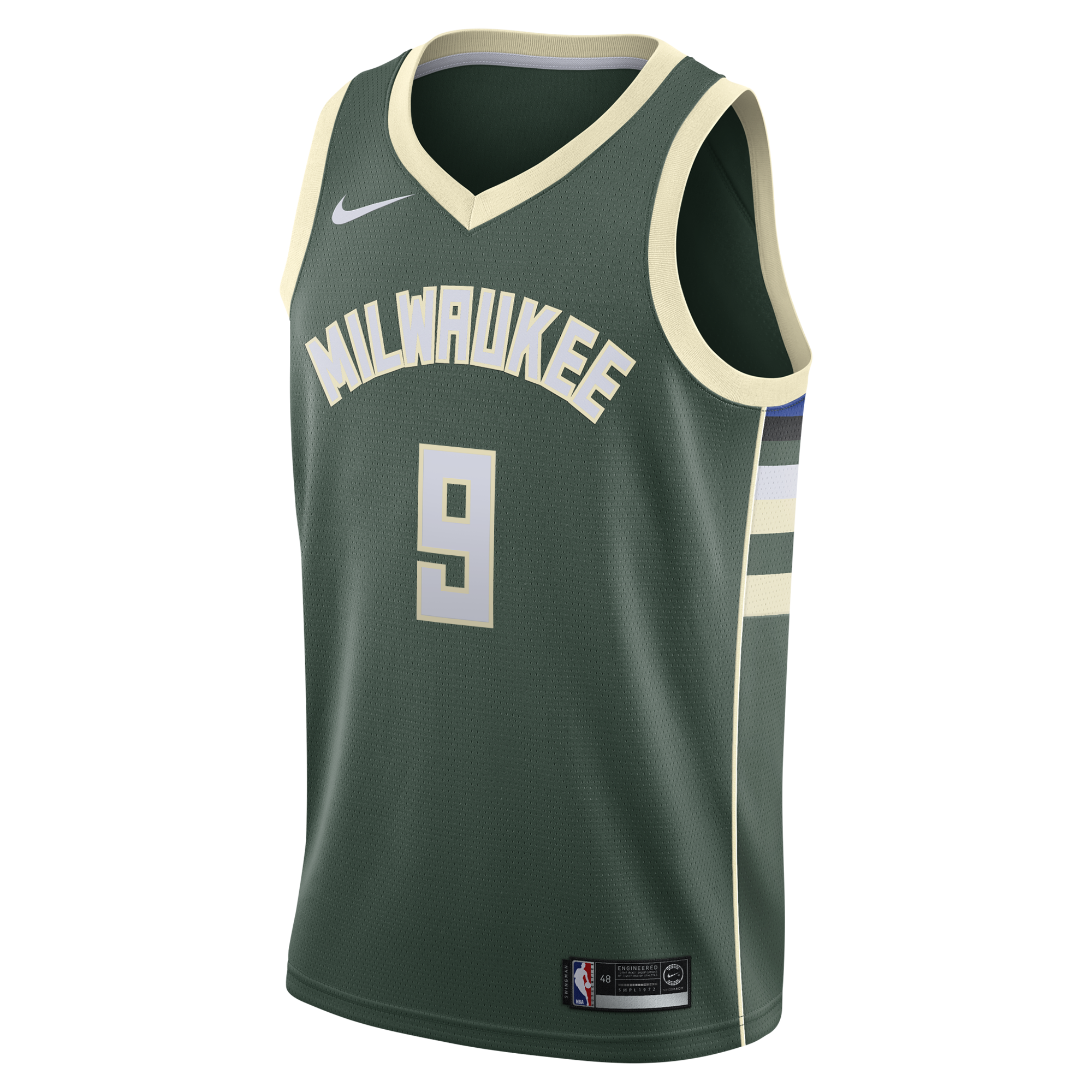 Milwaukee Bucks Nike Icon Edition Swingman Jersey - White - Kel'el Ware - Youth NBA Team Jersey Basketball Fan Apparel