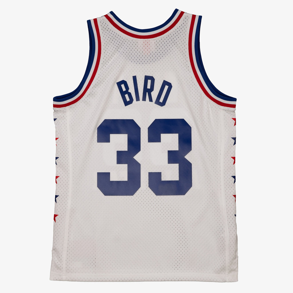 NBA Mitchell & Ness Larry Bird 1985 All-Star Swingman Authentic Jersey - White NBA Team Jersey Basketball Fan Apparel