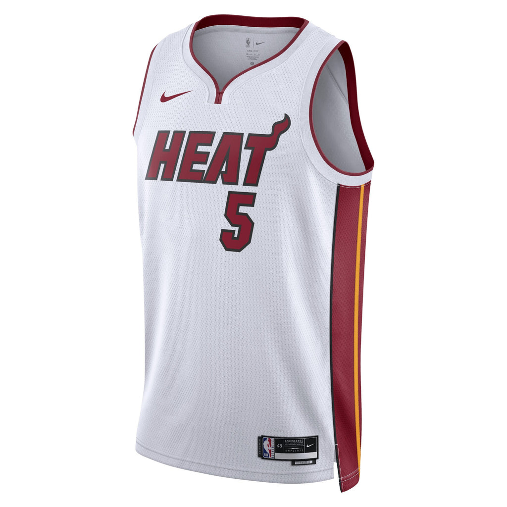 Miami Heat Nike Association Edition Swingman Jersey - White - Nikola Jović - Unisex NBA Team Jersey Basketball Fan Apparel