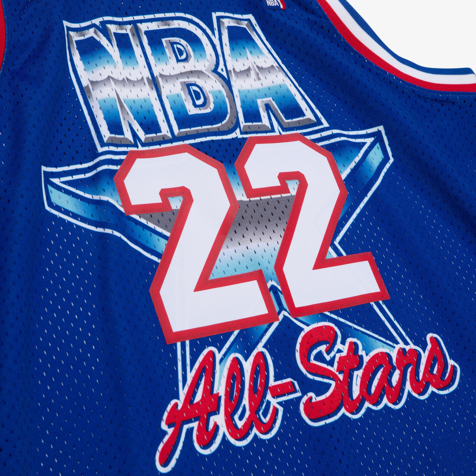 NBA Mitchell & Ness Clyde Drexler 1992 All-Star West Authentic Jersey - Royal Blue NBA Team Jersey Basketball Fan Apparel