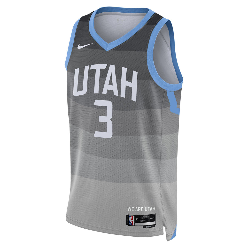 Utah Jazz Nike 2025/26 City Edition Swingman Jersey - Gray - Keyonte George - Unisex NBA Team Jersey Basketball Fan Apparel
