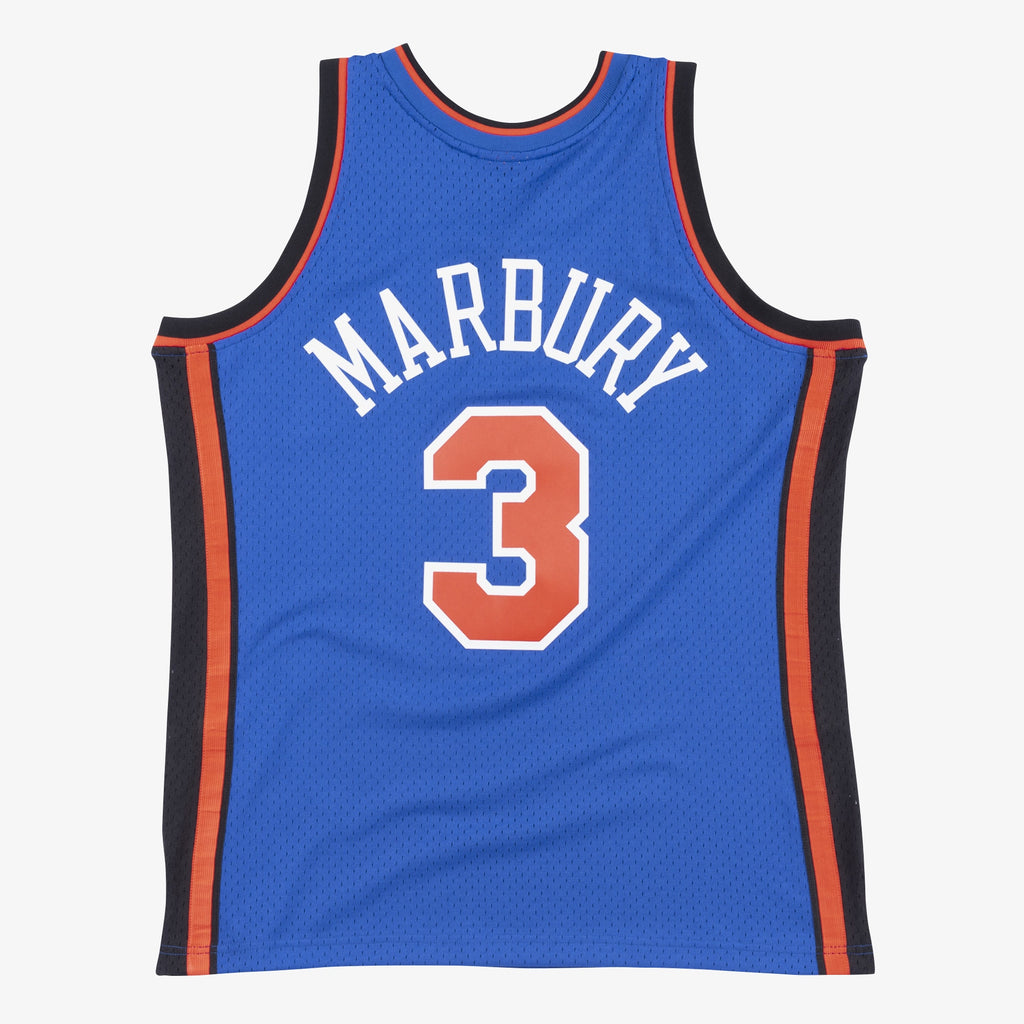 New York Knicks Mitchell & Ness Stephon Marbury 2006 Swingman Authentic Jersey - Royal Blue NBA Team Jersey Basketball Fan Apparel
