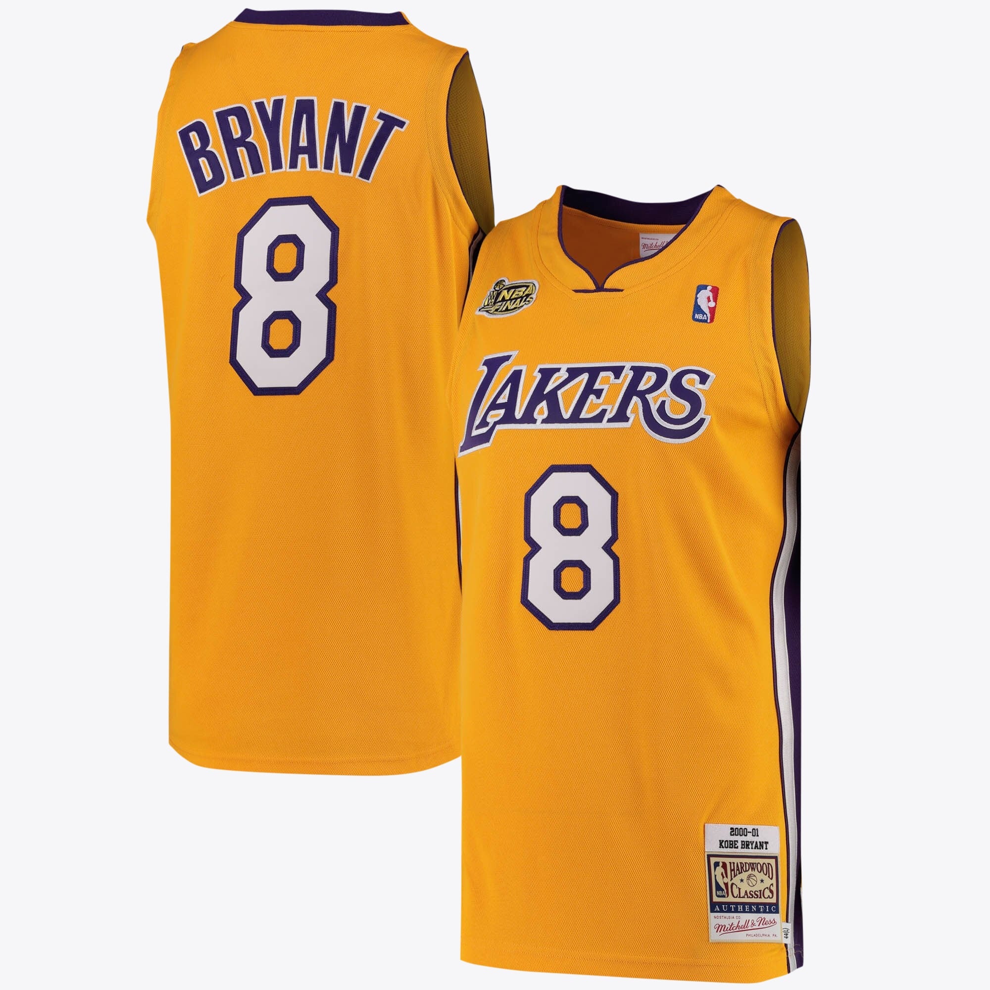 Mitchell & Ness Kobe Bryant Hardwood Classics 2000-01 Authentic Jersey - Men's NBA Team Jersey Basketball Fan Apparel
