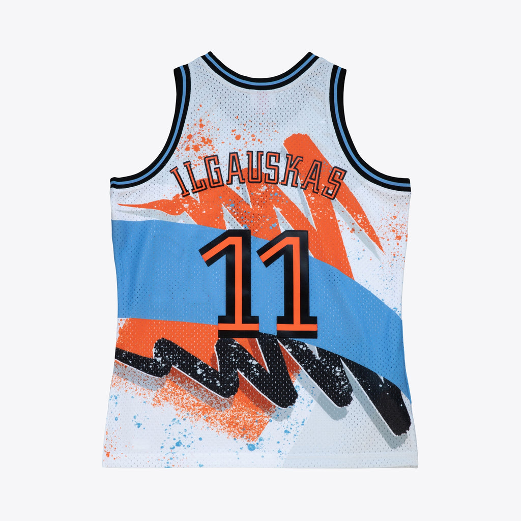 Cleveland Cavaliers Mitchell & Ness Zydrunas Ilgauskas 1997 Hyper Hoops Swingman Jersey - White NBA Team Jersey Basketball Fan Apparel