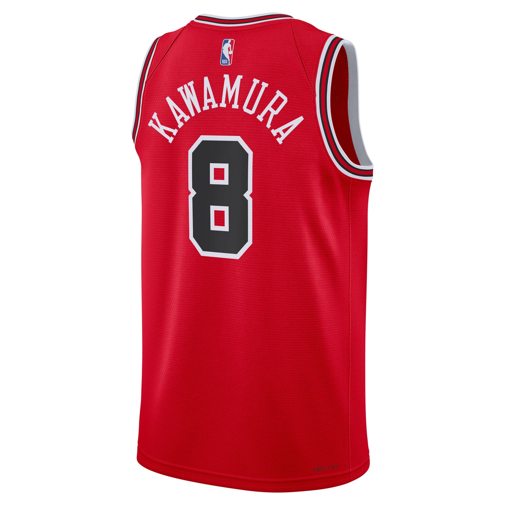 Chicago Bulls Nike Icon Edition Swingman Jersey - Red - Yuki Kawamura - Unisex NBA Team Jersey Basketball Fan Apparel