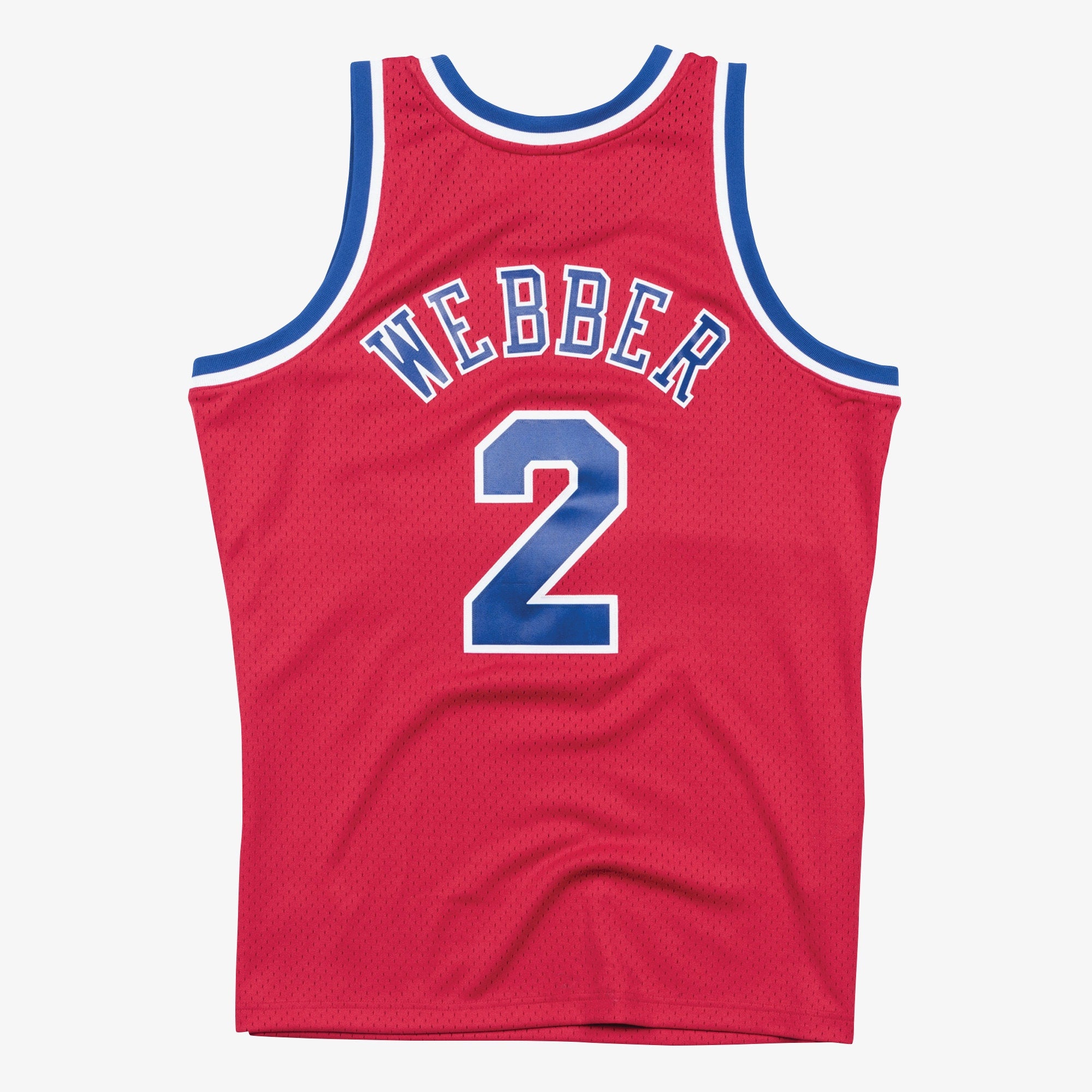 Washington Bullets Mitchell & Ness Chris Webber 1994 Swingman Road Authentic Jersey - Scarlet NBA Team Jersey Basketball Fan Apparel