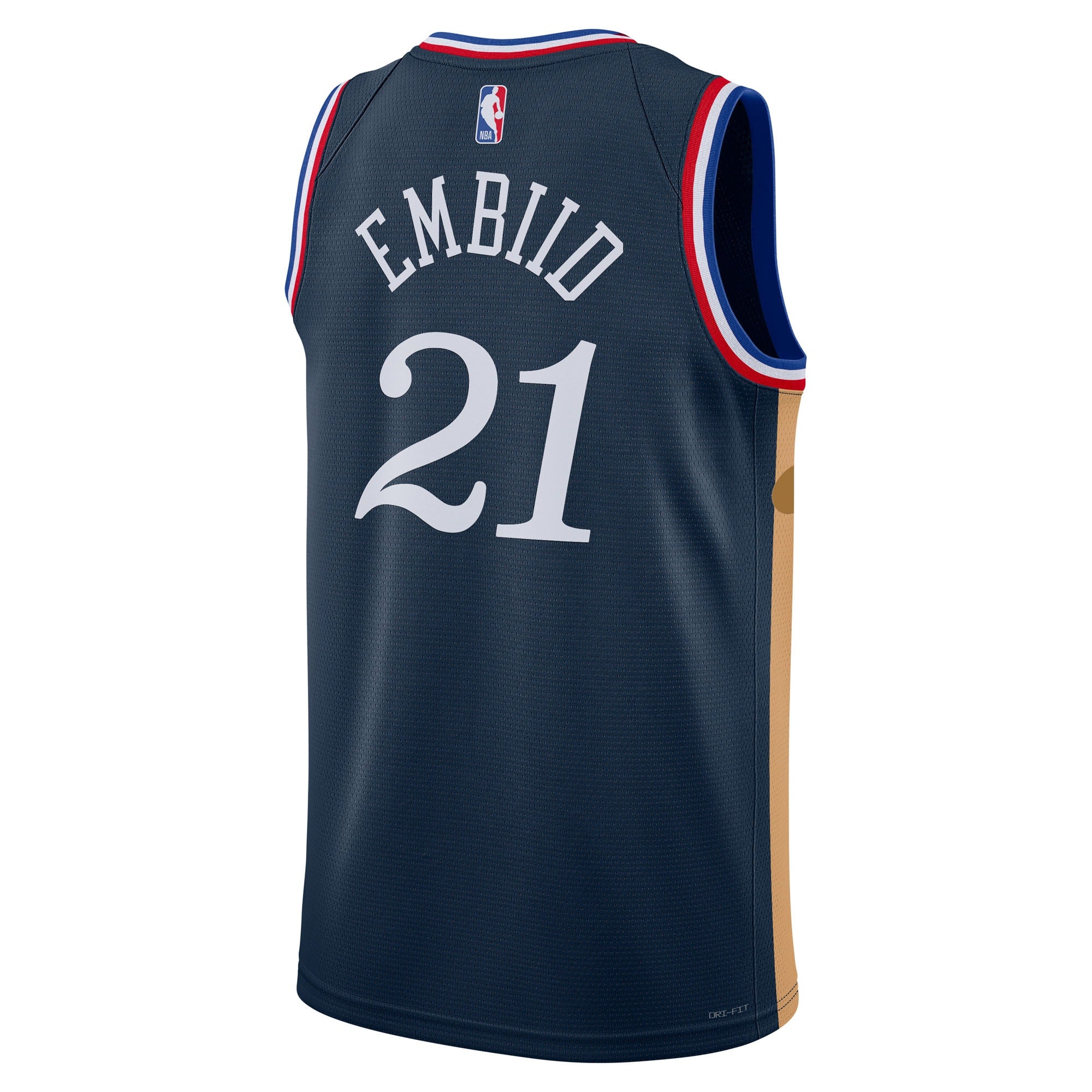 Philadelphia 76ers Nike 2025/26 City Edition Swingman Jersey - Navy - Joel Embiid - Unisex NBA Team Jersey Basketball Fan Apparel