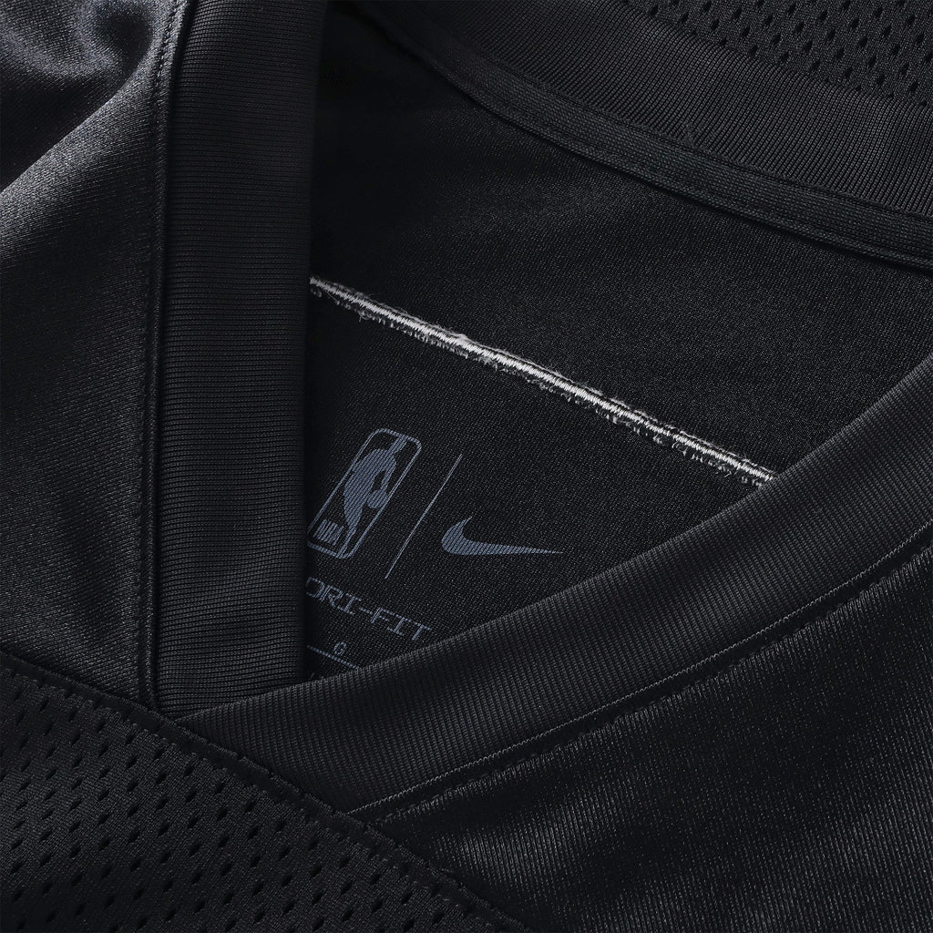 Los Angeles Lakers Nike Courtside Football Jersey - Black - Men's NBA Team Jersey Basketball Fan Apparel