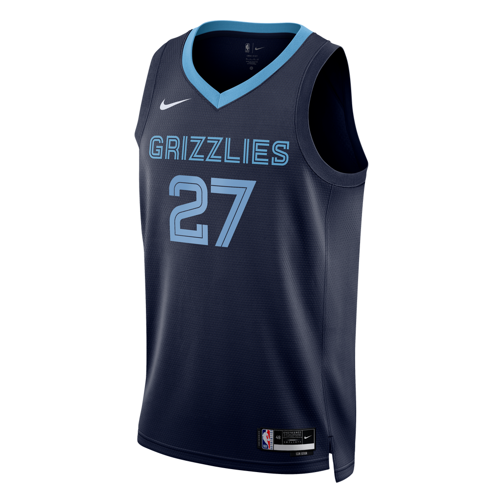 Memphis Grizzlies Nike Icon Swingman Jersey - Black - Cameron Boozer - Unisex NBA Team Jersey Basketball Fan Apparel
