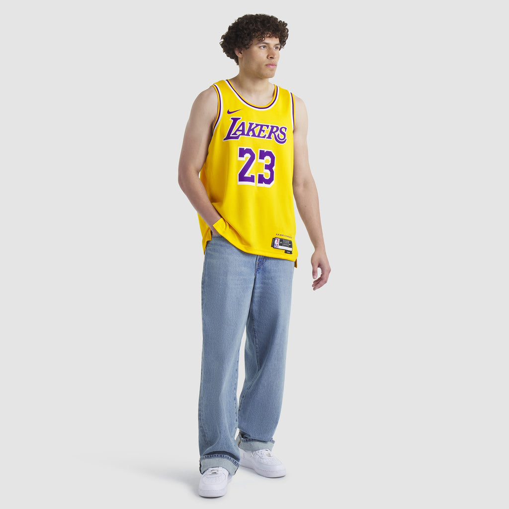 Los Angeles Lakers Nike Icon Swingman Jersey - LeBron James - Unisex NBA Team Jersey Basketball Fan Apparel