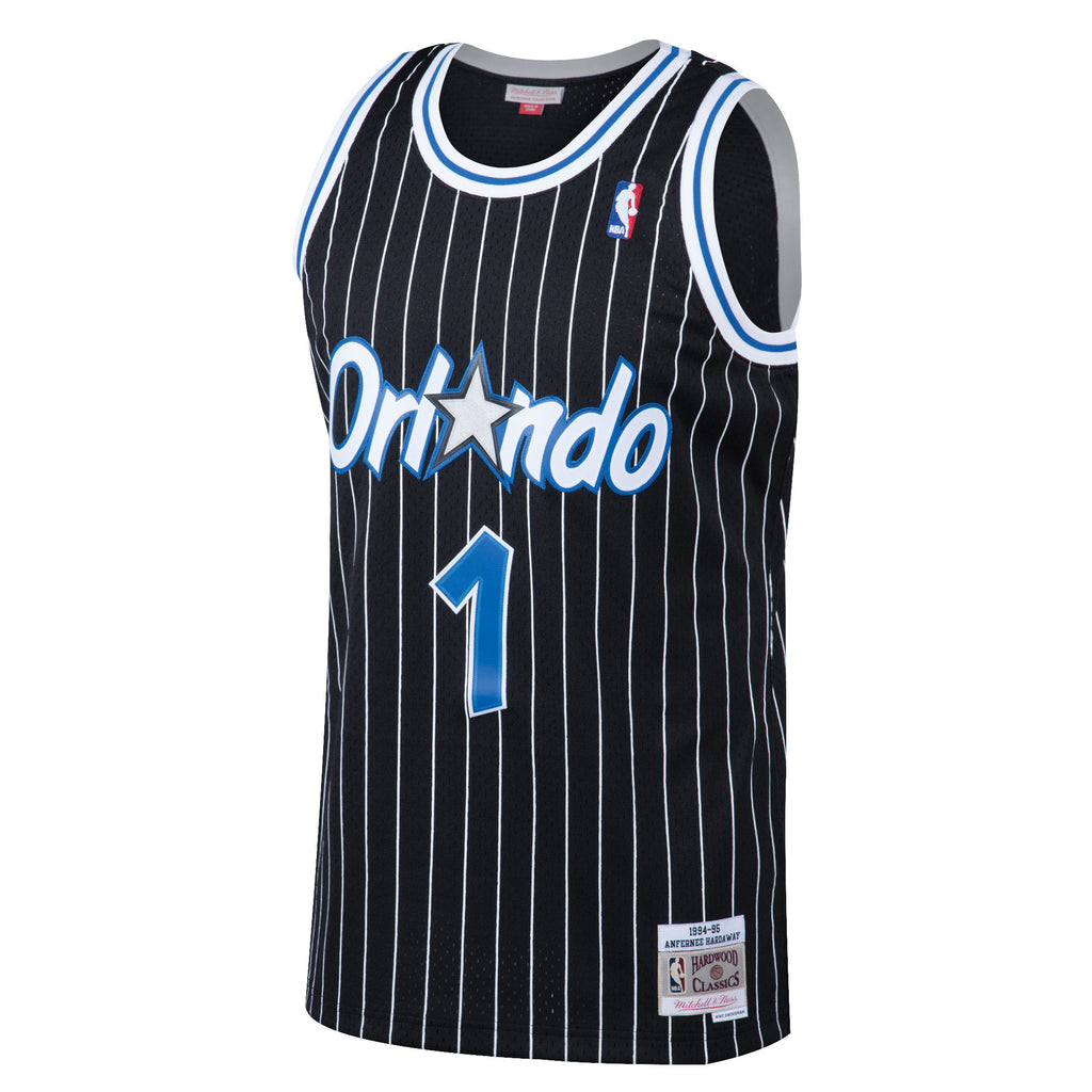 Orlando Magic Mitchell & Ness Penny Hardaway 1994-95 Hardwood Classics Swingman Jersey - Black - Men's NBA Team Jersey Basketball Fan Apparel