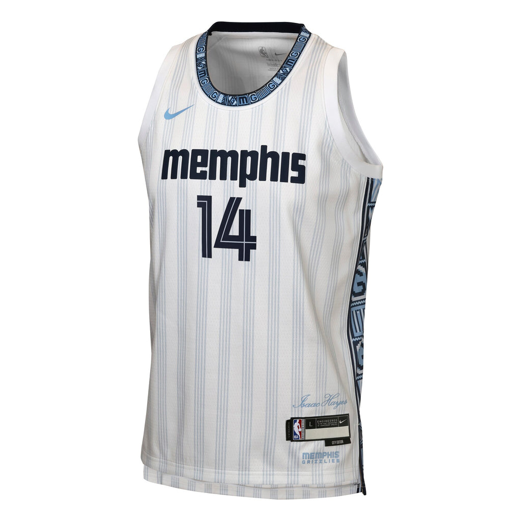Memphis Grizzlies Nike 2025/26 City Edition Swingman Jersey - Gray - Zach Edey - Youth NBA Team Jersey Basketball Fan Apparel