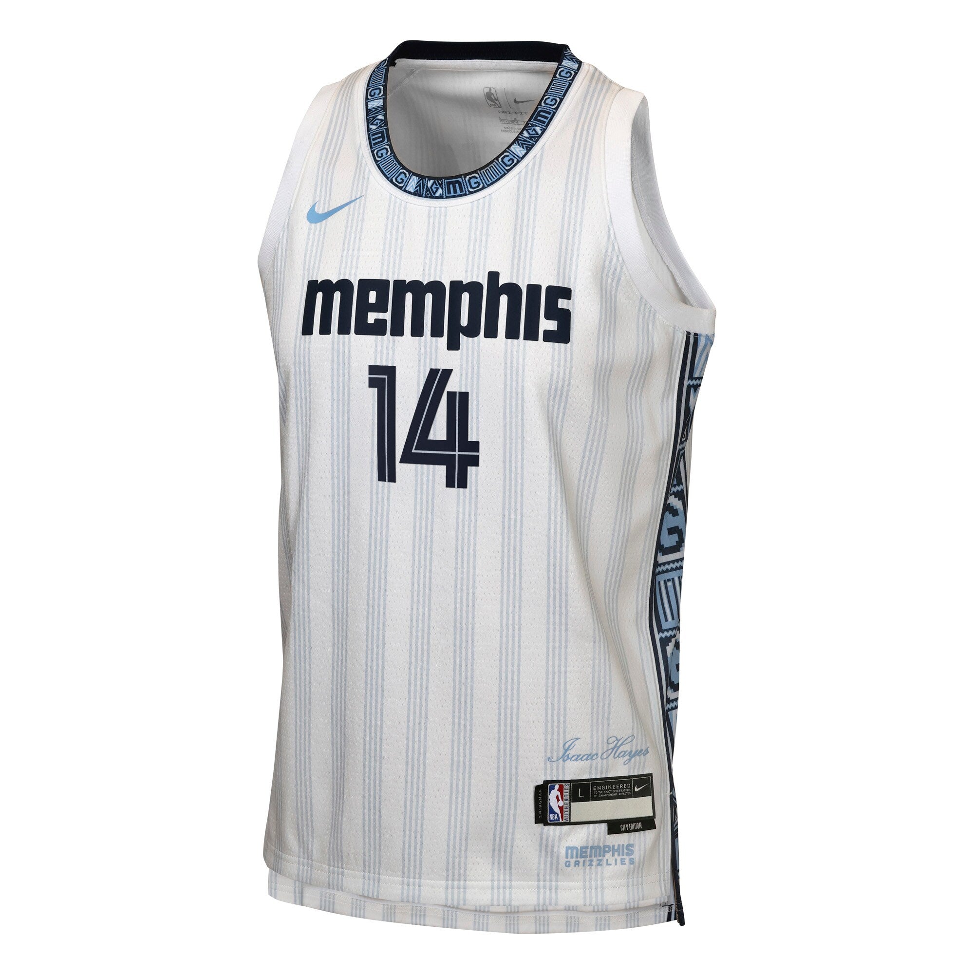 Memphis Grizzlies Nike 2025/26 City Edition Swingman Jersey - Gray - Zach Edey - Youth NBA Team Jersey Basketball Fan Apparel