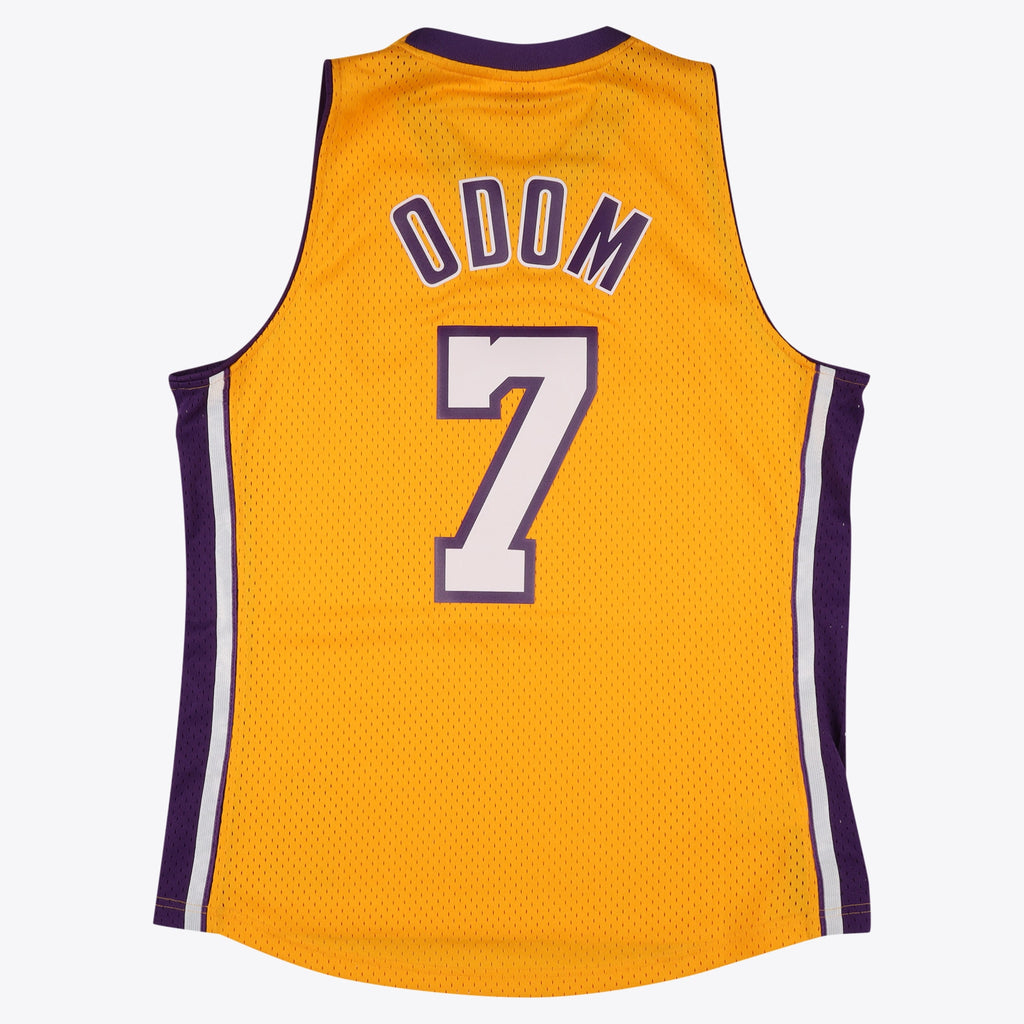 Los Angeles Lakers NBA Mitchell & Ness Swingman Jersey - Lamar Odom NBA Team Jersey Basketball Fan Apparel