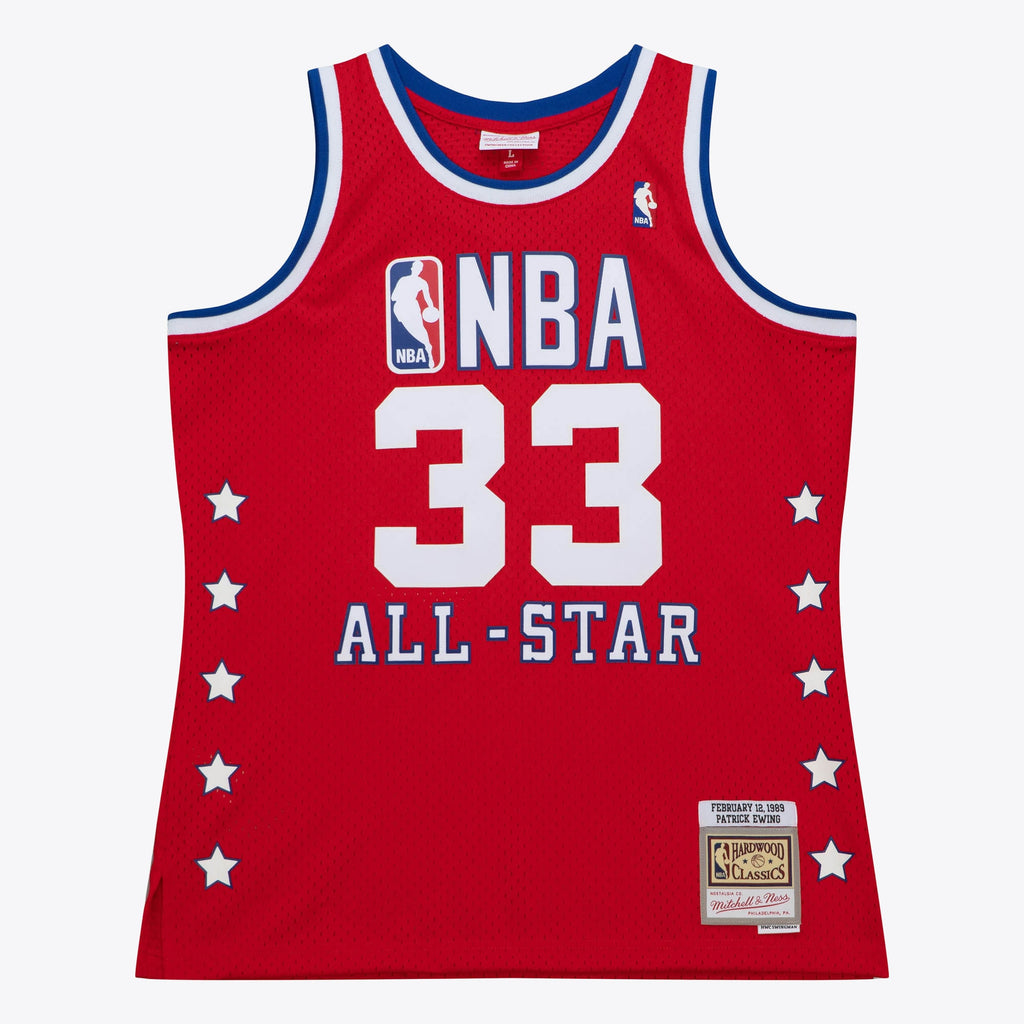 NBA Mitchell & Ness Patrick Ewing 1989 All-Star Swingman Authentic Jersey - Scarlet NBA Team Jersey Basketball Fan Apparel