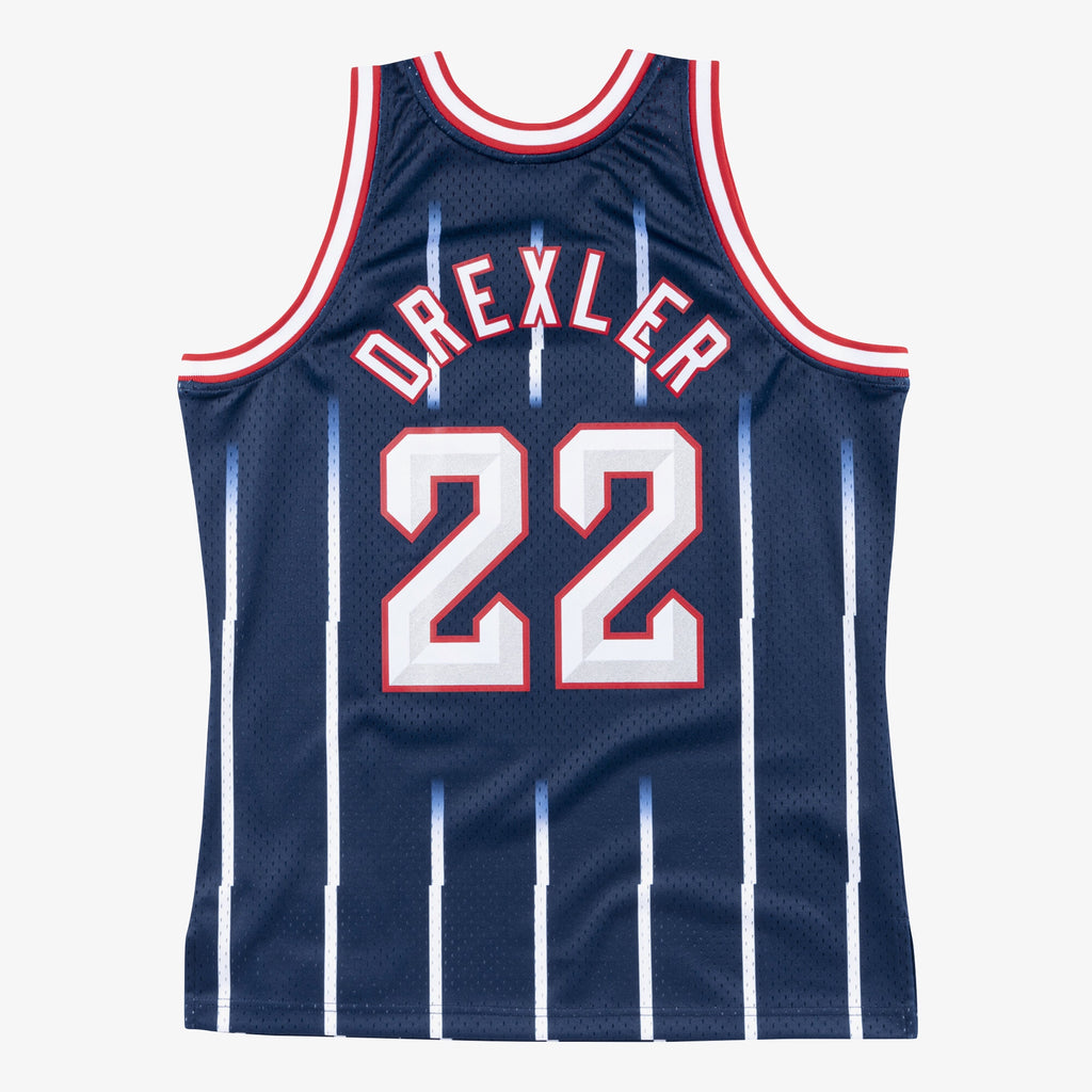 Houston Rockets Mitchell & Ness Swingman Jersey Road Clyde Drexler 1996-97 NBA Team Jersey Basketball Fan Apparel
