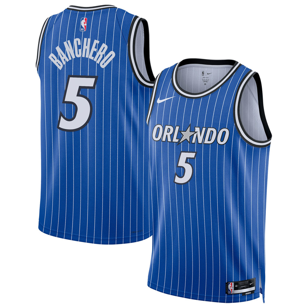 Orlando Magic Nike Replica Icon Edition Swingman Jersey - Blue - Paolo Banchero - Unisex NBA Team Jersey Basketball Fan Apparel