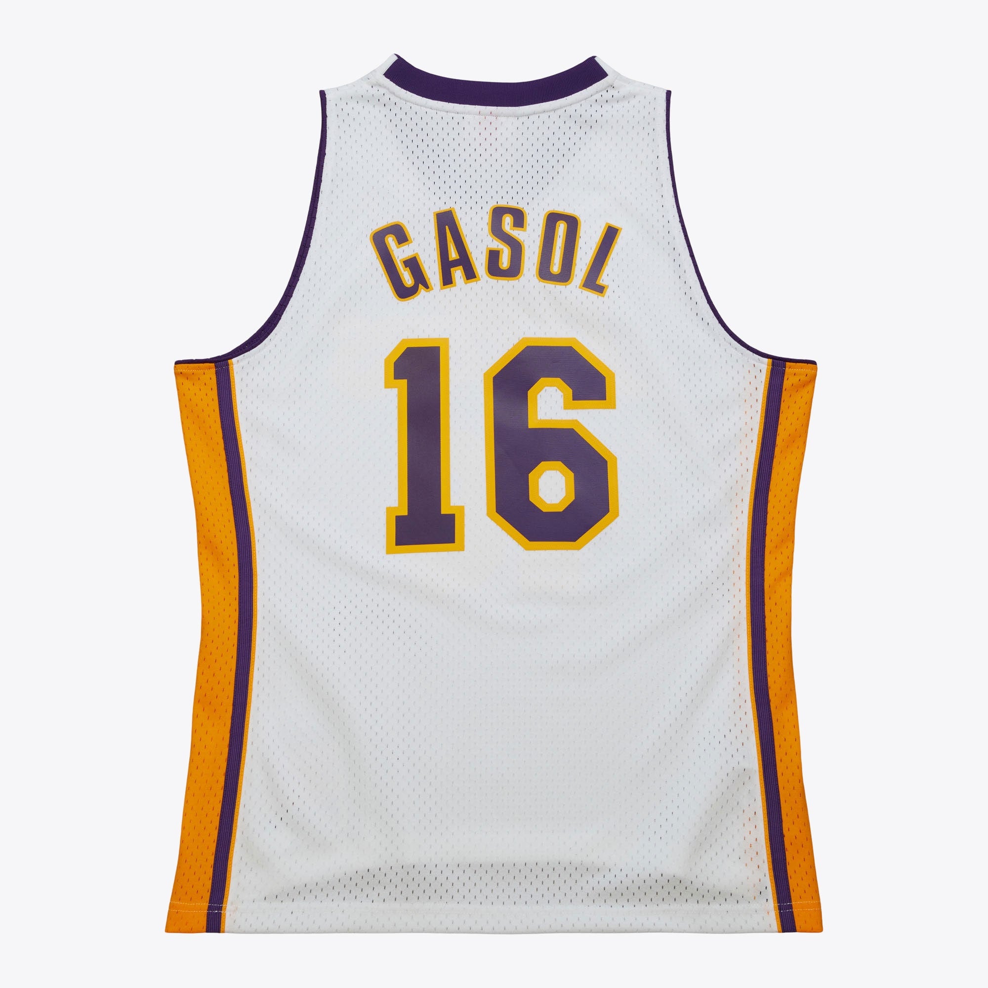 Los Angeles Lakers Mitchell & Ness Swingman Jersey Pau Gasol 2008 NBA Team Jersey Basketball Fan Apparel