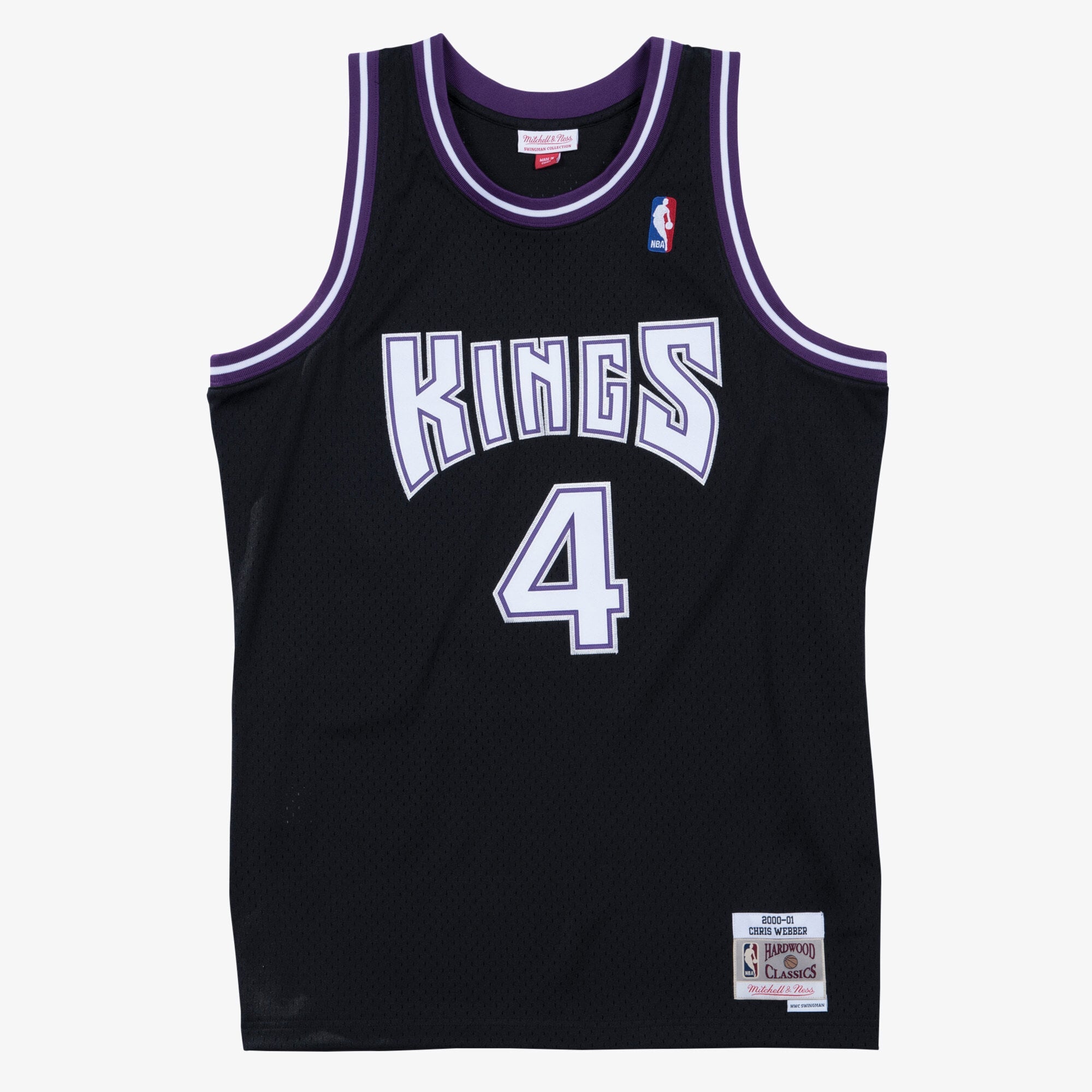 Sacramento Kings Mitchell & Ness Swingman Jersey Road Chris Webber 2000-01 NBA Team Jersey Basketball Fan Apparel