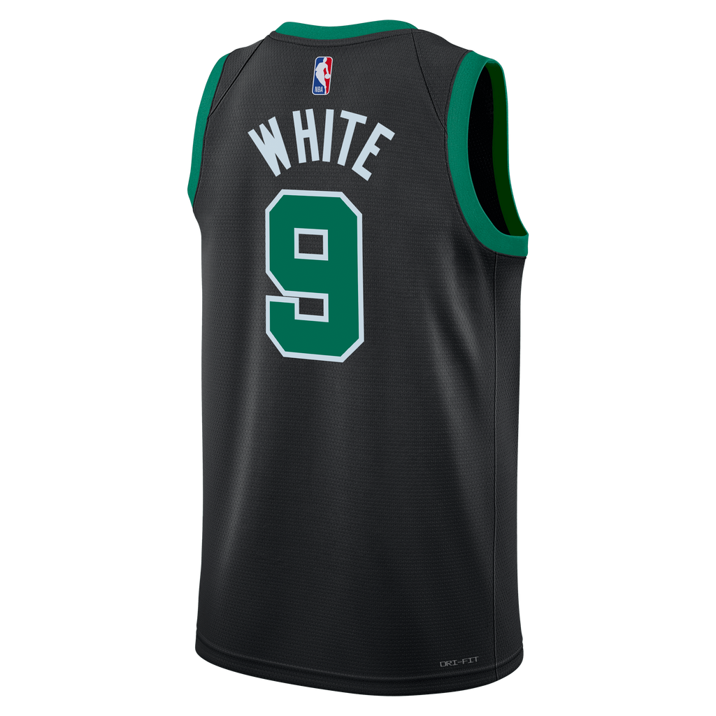 Boston Celtics Jordan Brand Statement Edition Swingman Jersey - Black - Derrick White - Unisex NBA Team Jersey Basketball Fan Apparel