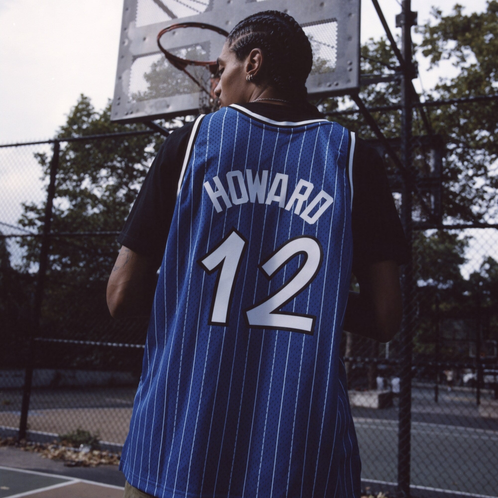 Orlando Magic Dwight Howard 2004/05 Hardwood Classics Hall of Fame Swingman Jersey - Blue - Men's NBA Team Jersey Basketball Fan Apparel