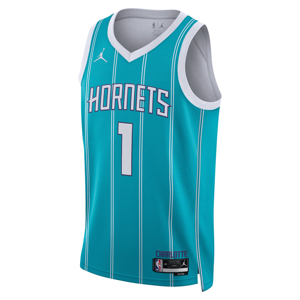 Charlotte Hornets Jordan Icon Swingman Jersey - LaMelo Ball - Youth NBA Team Jersey Basketball Fan Apparel
