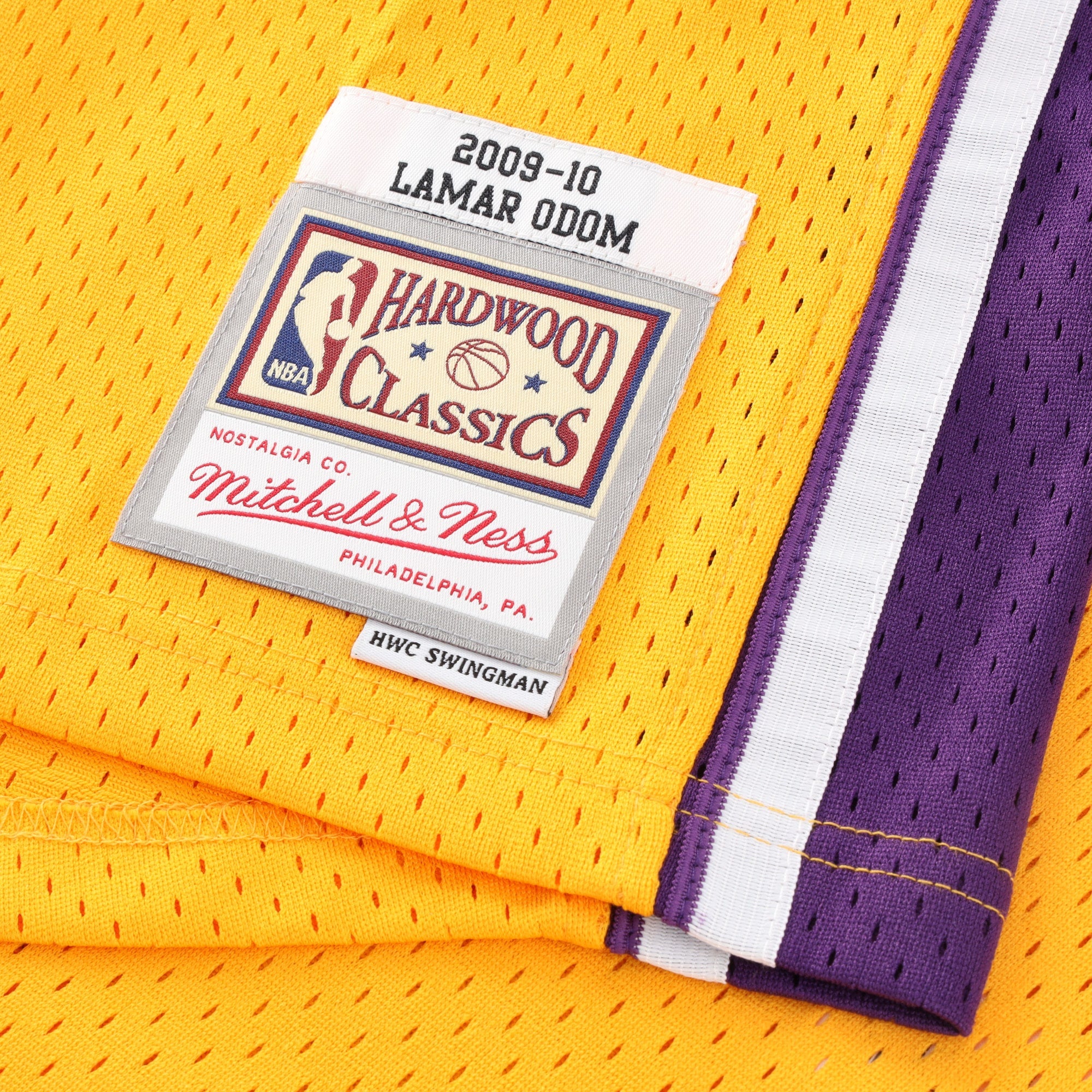 Los Angeles Lakers NBA Mitchell & Ness Swingman Jersey - Lamar Odom NBA Team Jersey Basketball Fan Apparel