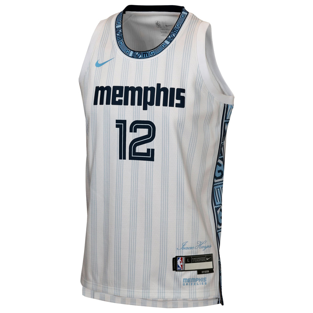 Memphis Grizzlies Nike 2025/26 City Edition Swingman Jersey - Gray - Ja Morant - Youth NBA Team Jersey Basketball Fan Apparel
