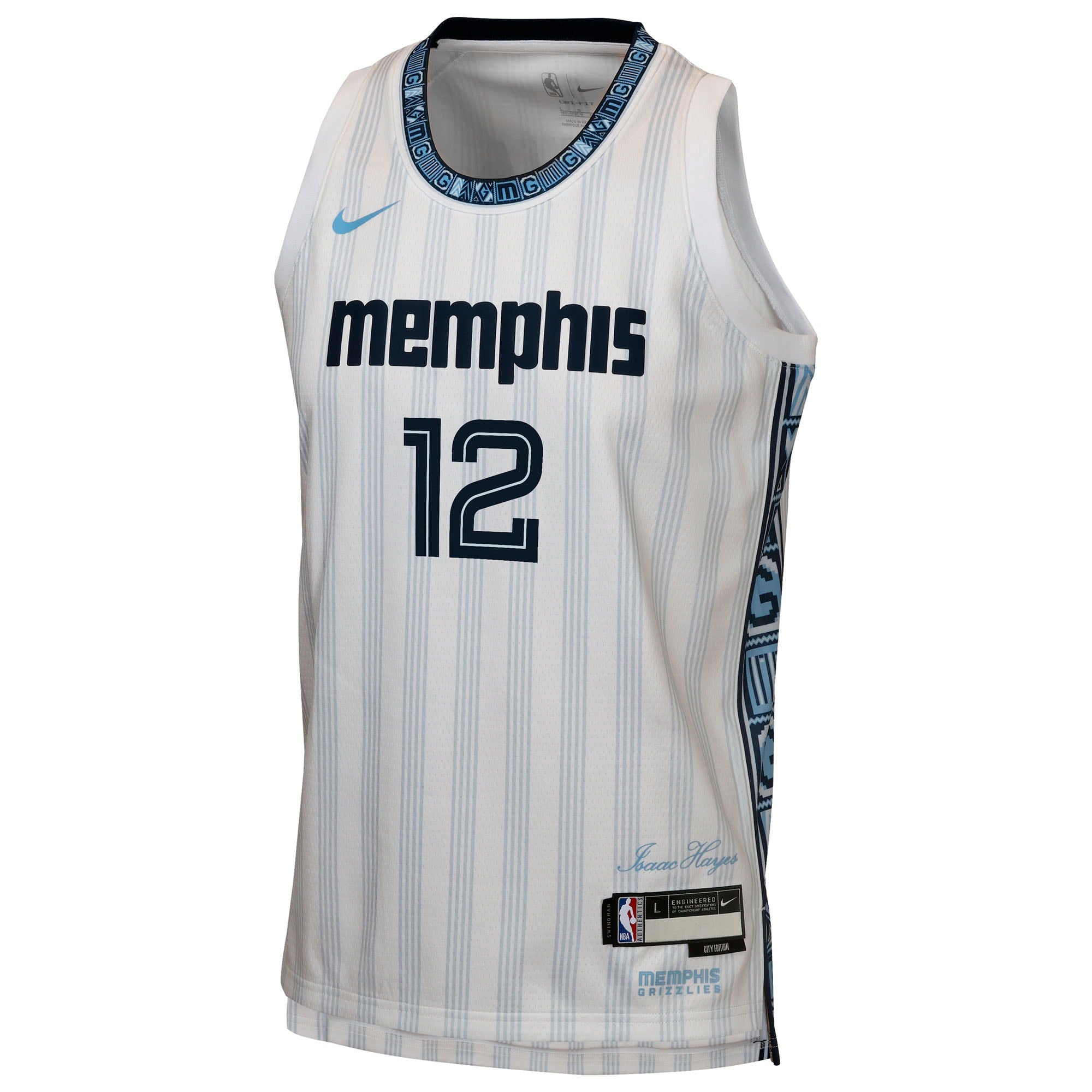 Memphis Grizzlies Nike 2025/26 City Edition Swingman Jersey - Gray - Ja Morant - Youth NBA Team Jersey Basketball Fan Apparel