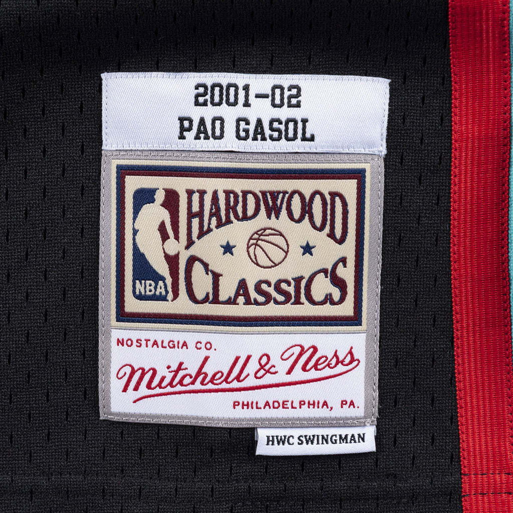 Memphis Grizzlies Mitchell & Ness Swingman Jersey Pau Gasol 2001-02 NBA Team Jersey Basketball Fan Apparel