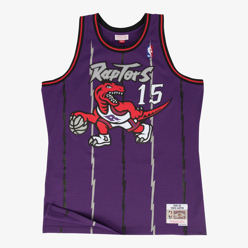 Toronto Raptors Mitchell & Ness Swingman Jersey Road Vince Carter 1998-99 NBA Team Jersey Basketball Fan Apparel