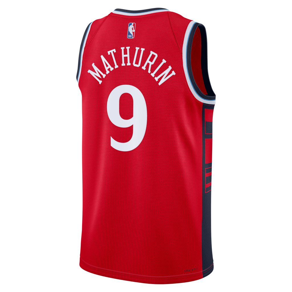 LA Clippers Jordan Brand Statement Edition Swingman Jersey - Red - Bennedict Mathurin - Men's NBA Team Jersey Basketball Fan Apparel