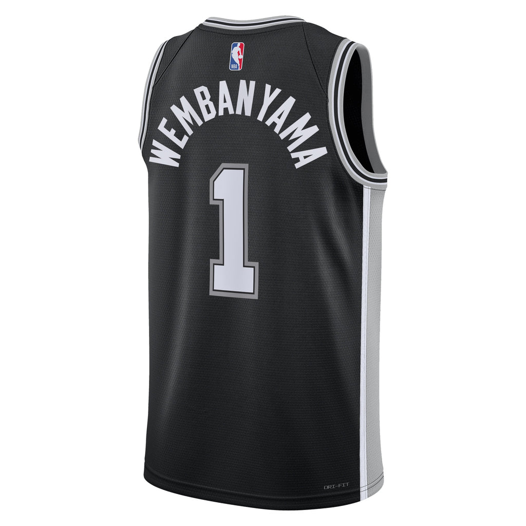 San Antonio Spurs Nike Icon Swingman Jersey - Victor Wembanyama - Men's NBA Team Jersey Basketball Fan Apparel