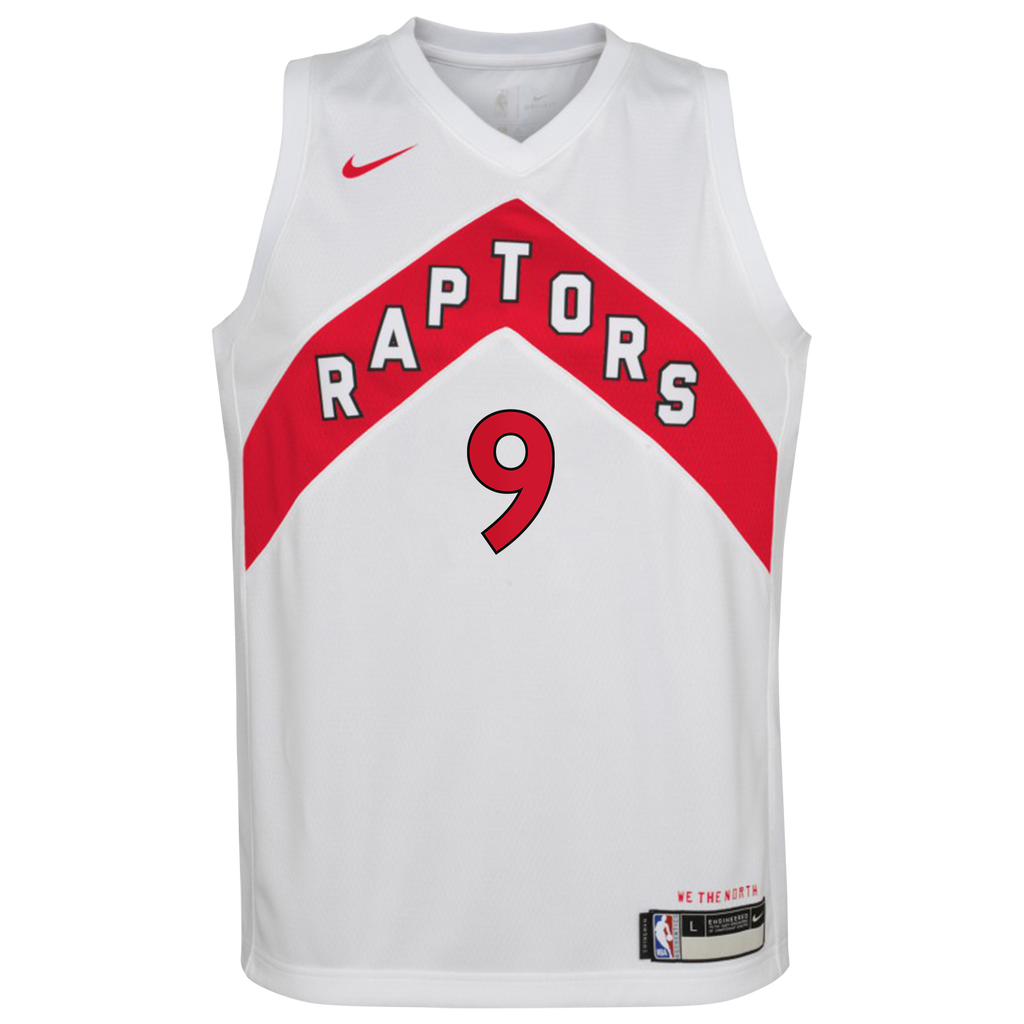 Toronto Raptors Nike Association Edition Swingman Jersey - White - RJ Barrett - Youth NBA Team Jersey Basketball Fan Apparel