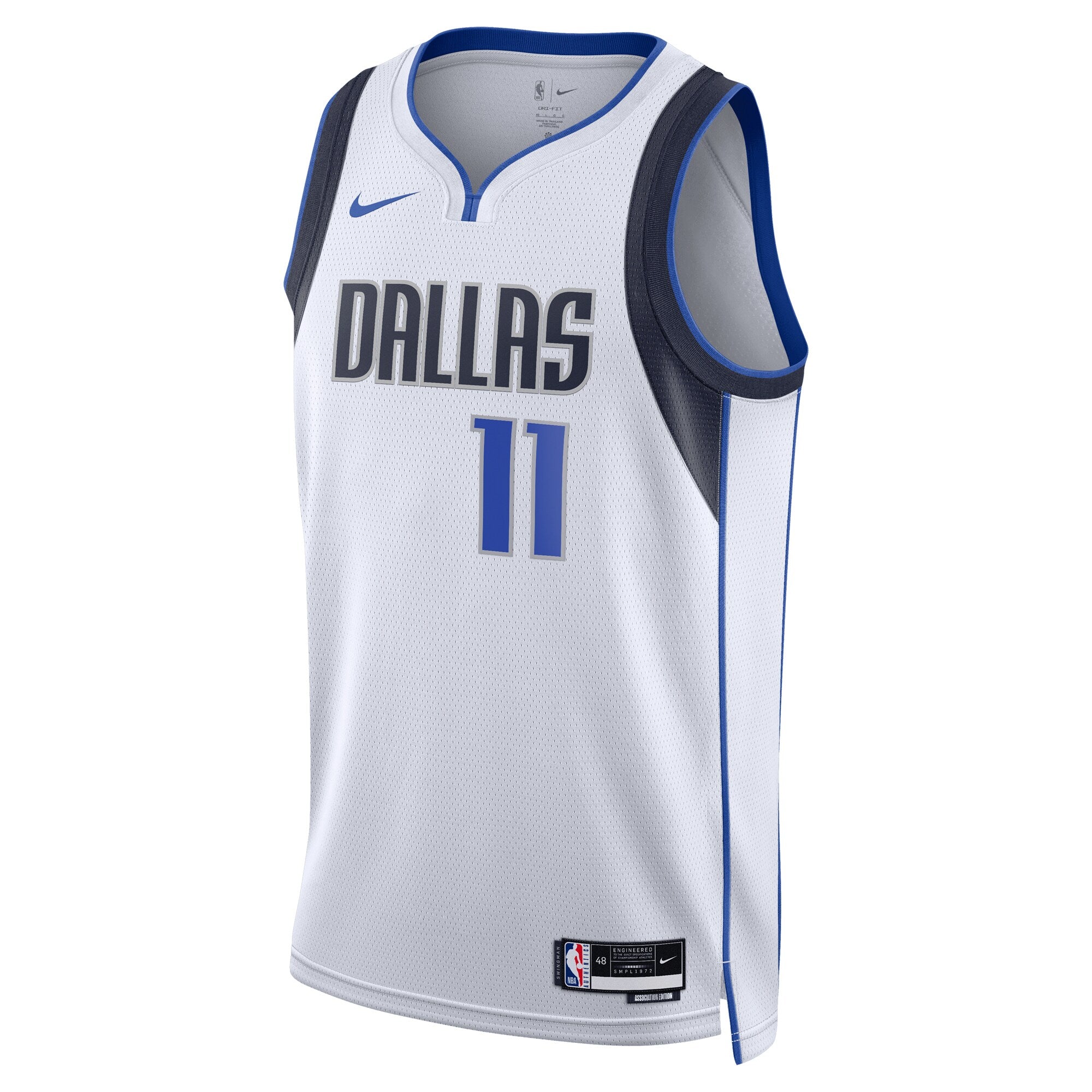 Dallas Mavericks Nike Association Edition Swingman Jersey - White - Kyrie Irving - Unisex NBA Team Jersey Basketball Fan Apparel