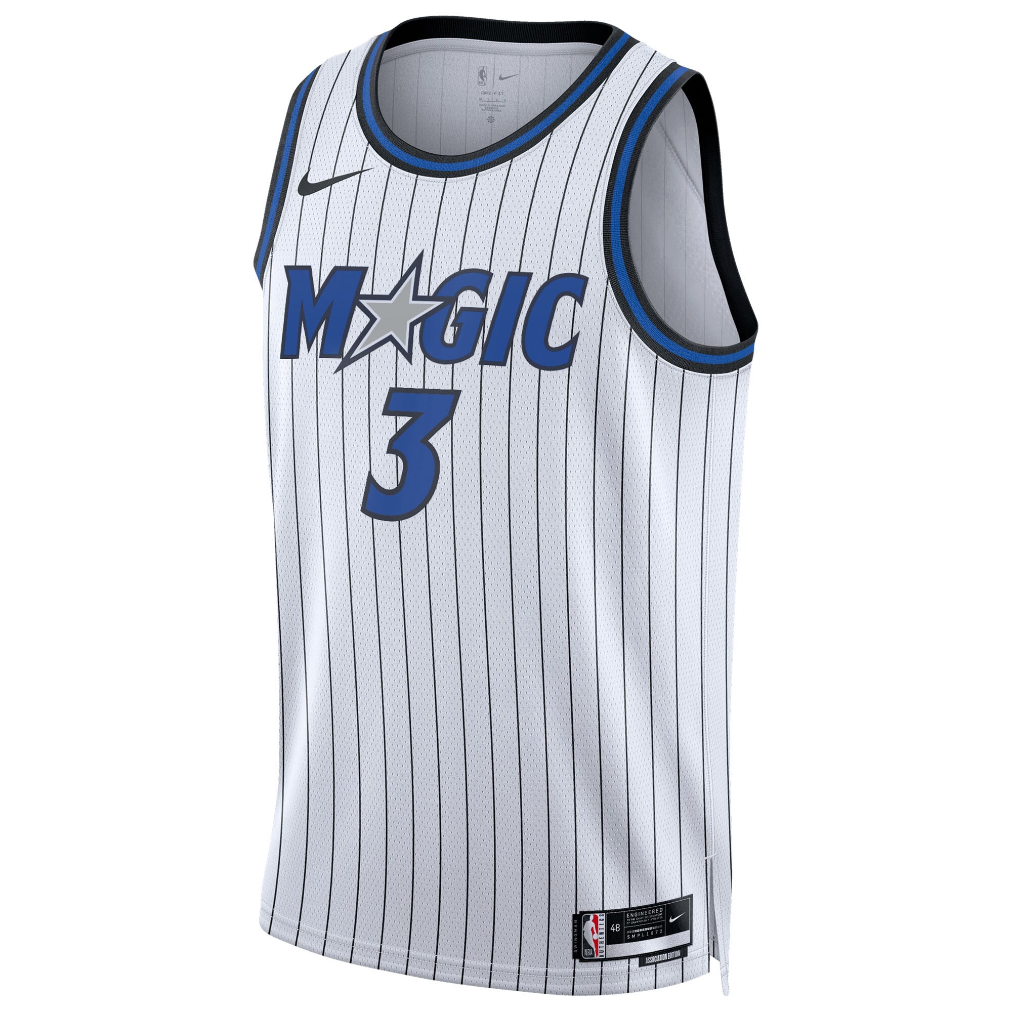 Orlando Magic Nike Replica Association Edition Swingman Jersey - White - Desmond Bane - Unisex NBA Team Jersey Basketball Fan Apparel