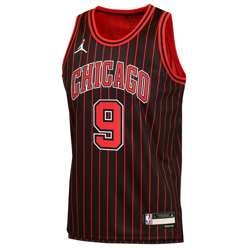 Chicago Bulls Jordan Brand Statement Edition Jersey - Black - Nikola Vučević - Youth NBA Team Jersey Basketball Fan Apparel